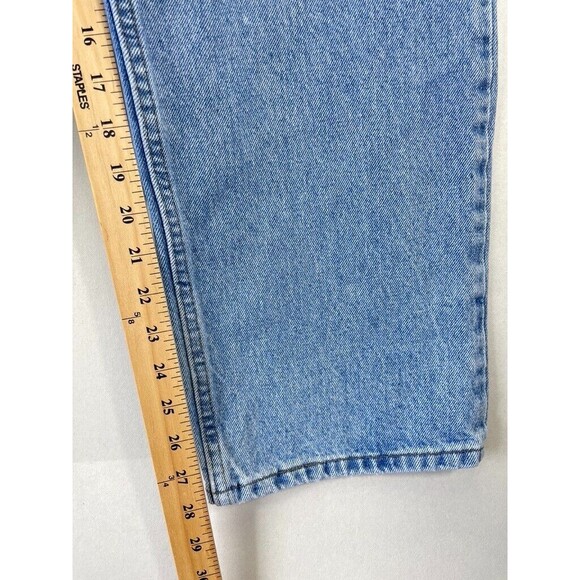 Lee Men's Size 36x30 Blue Relaxed Fit Straight Medium Wash Denim Jeans 2055516 - Picture 5 of 12